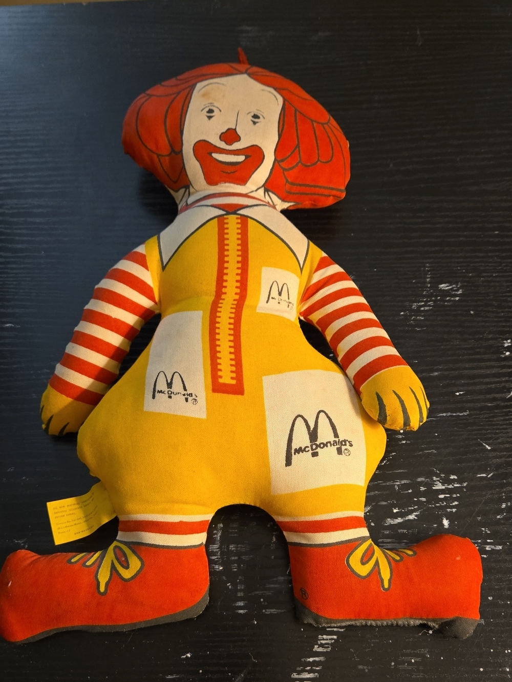 McDonald's Ronald McDonald Stuffed Plush Toy - Red & Yellow